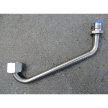 RVS aansluiting voor bovenbeker